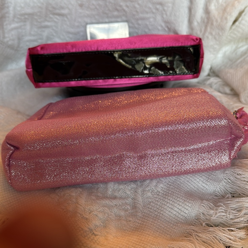 Lancôme Pink Makeup Women's 2 Bag Set! NWOT! - Picture 9 of 12